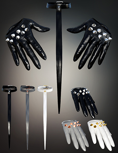 Gothic Style V6 dForce Gloves and Necklace for Genesis 8 and 8.1 Females Gothic Style V6 dForce Gloves and Necklace for Genesis 8 and 8.1 Females by: fjaa3d, 3D Models by Daz 3D