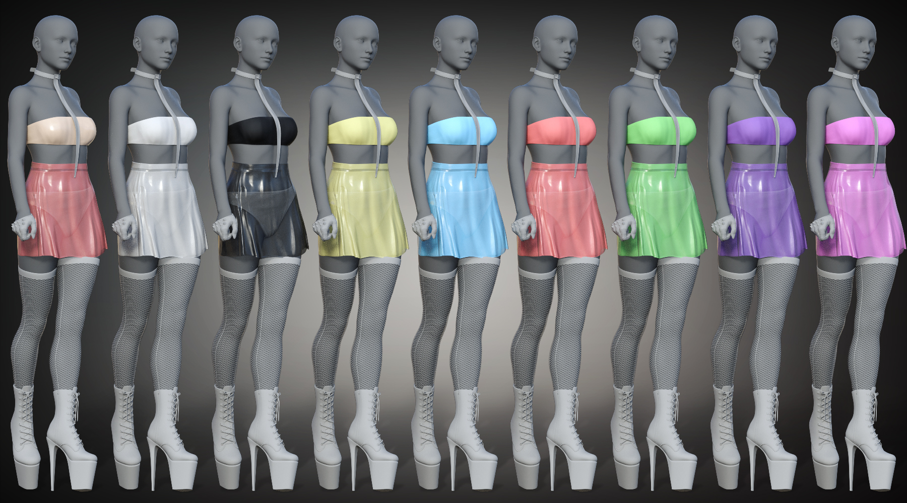 Gothic Style V6 dForce Crop Top and Skirt for Genesis 8 and 8.1 Females Gothic Style V6 dForce Crop Top and Skirt for Genesis 8 and 8.1 Females by: fjaa3d, 3D Models by Daz 3D