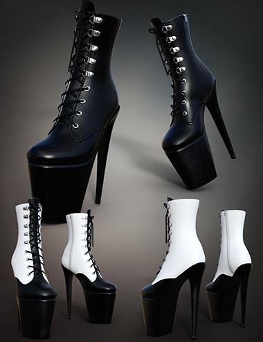 Gothic Style V6 Boots for Genesis 8 and 8.1 Females Gothic Style V6 Boots for Genesis 8 and 8.1 Females by: fjaa3d, 3D Models by Daz 3D