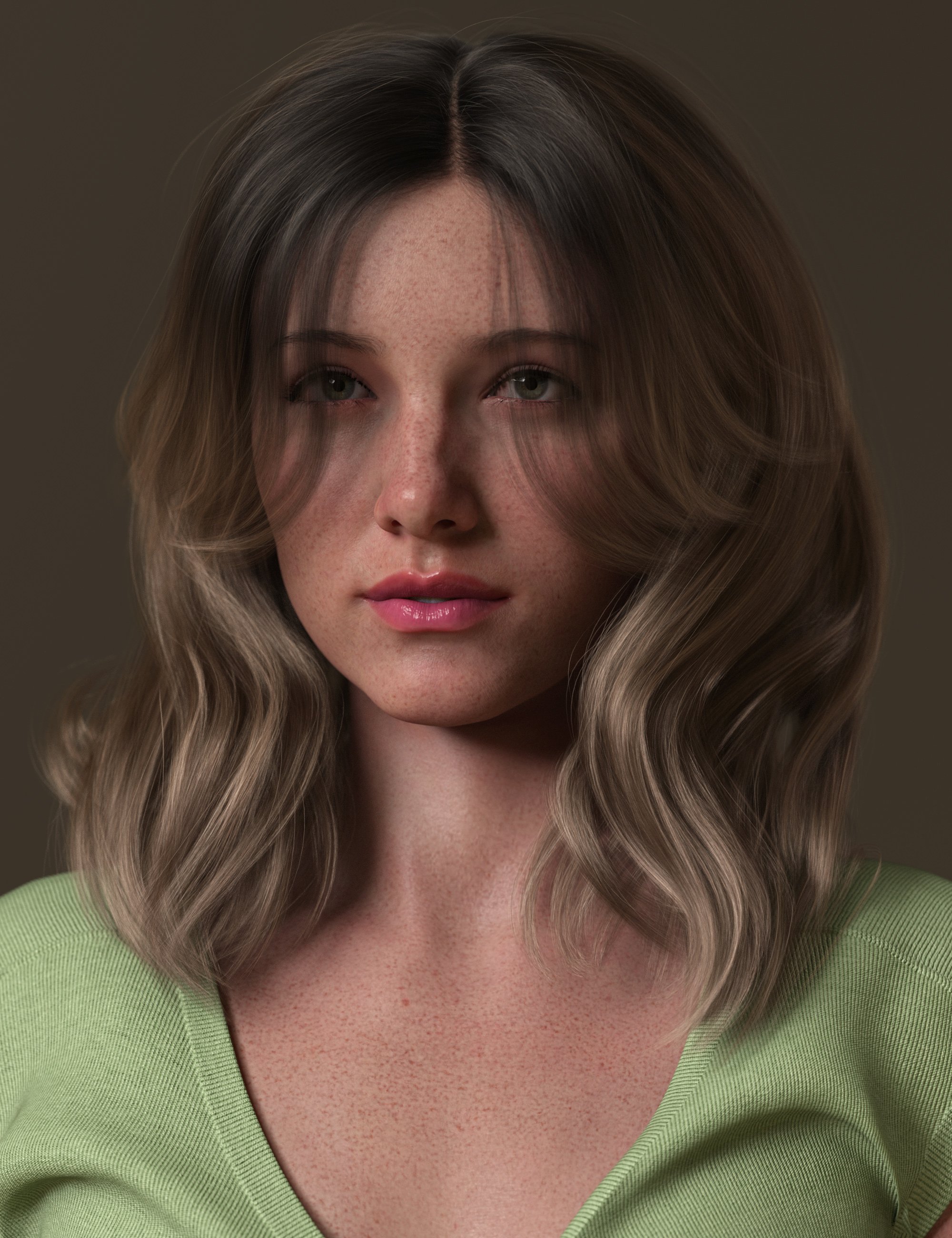Layered Spring Style Hair for Genesis 8 and 8.1 Females by: outoftouch, 3D Models by Daz 3D