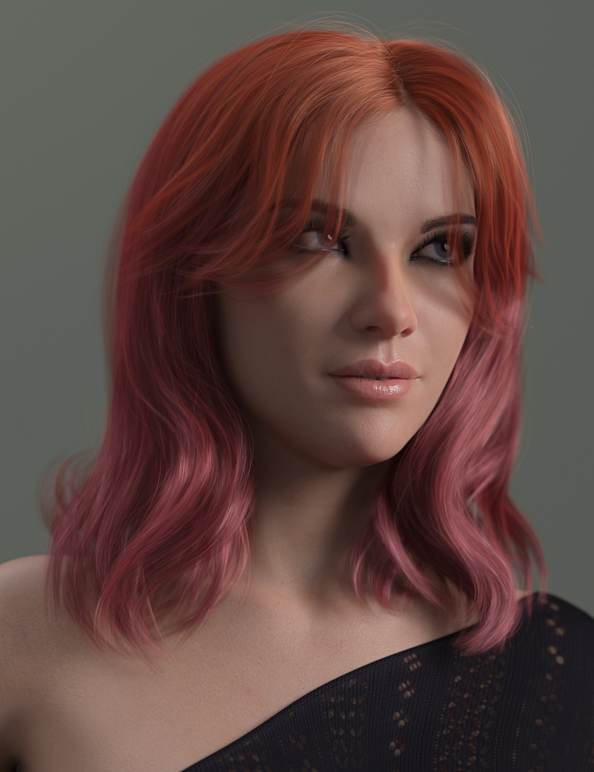 Layered Spring Style Hair Texture Expansion by: outoftouch, 3D Models by Daz 3D