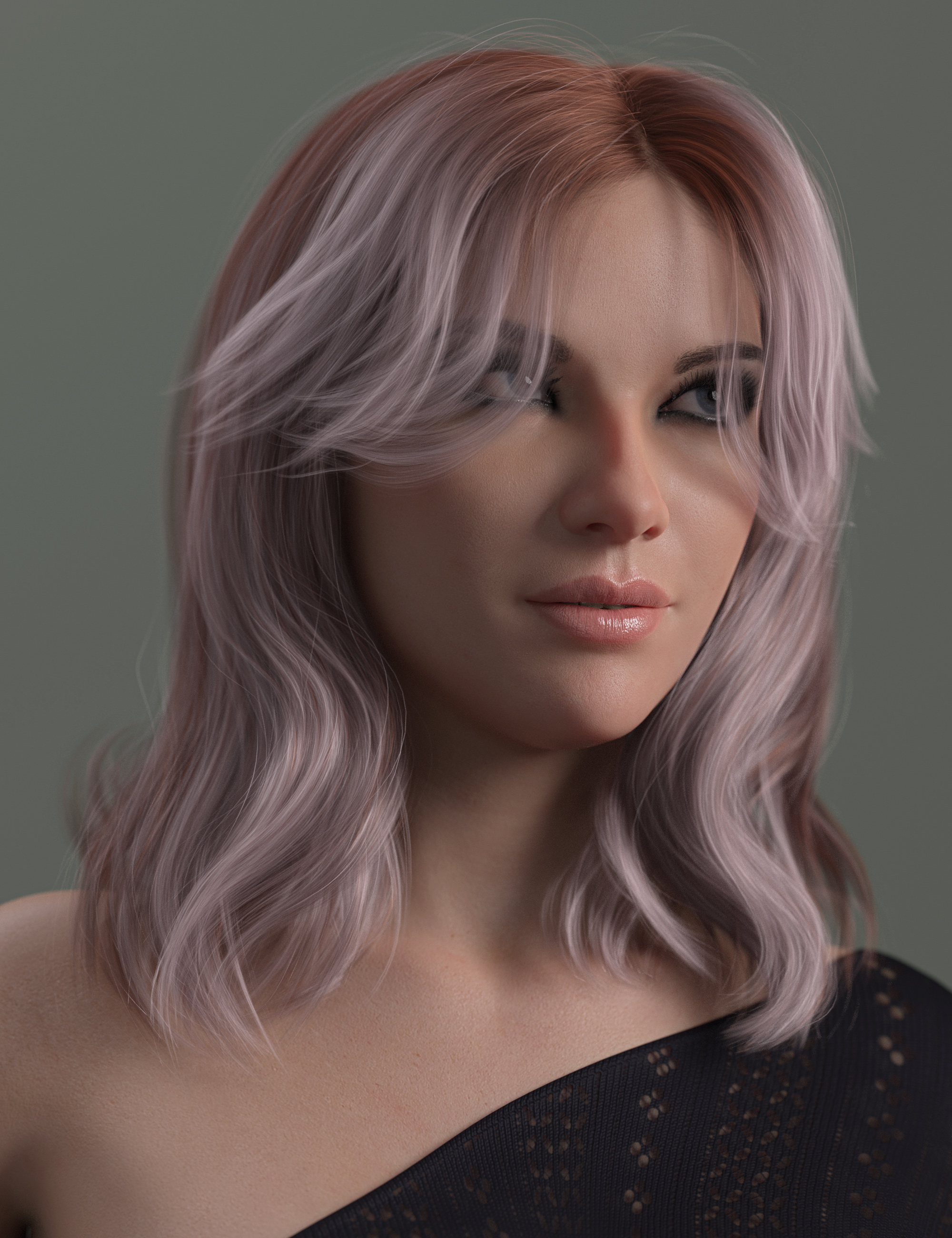 Layered Spring Style Hair Texture Expansion | Daz 3D