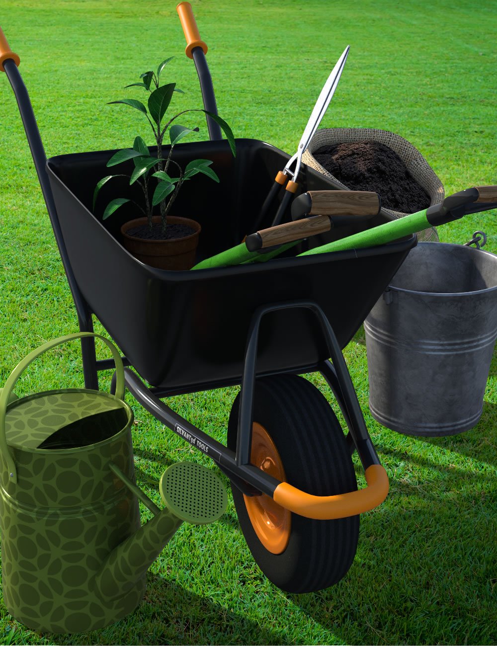 Hobby Props Gardening by: SilvaAnt3d, 3D Models by Daz 3D