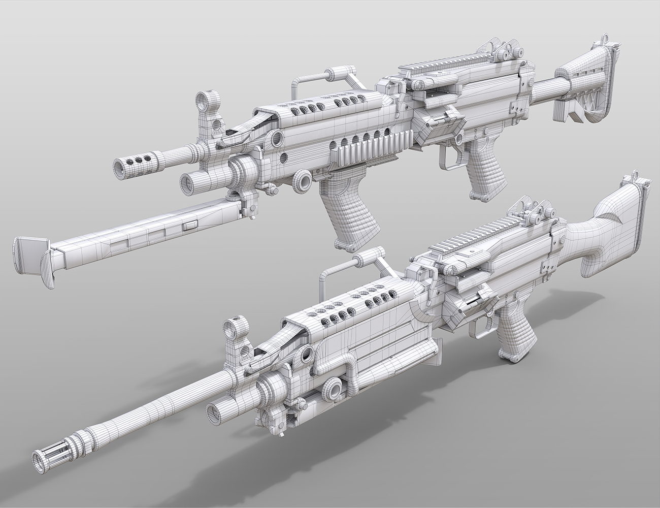 Modern Weapons Collection 3 by: Porsimo, 3D Models by Daz 3D