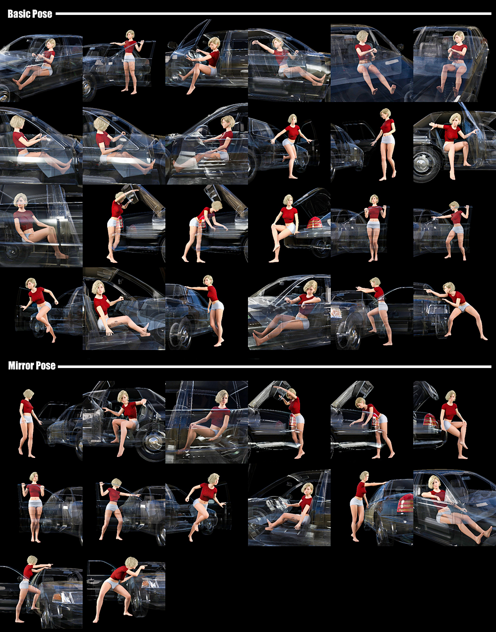 Response Vehicles Poses for Genesis 8 and 8.1 Female by: mossberg, 3D Models by Daz 3D