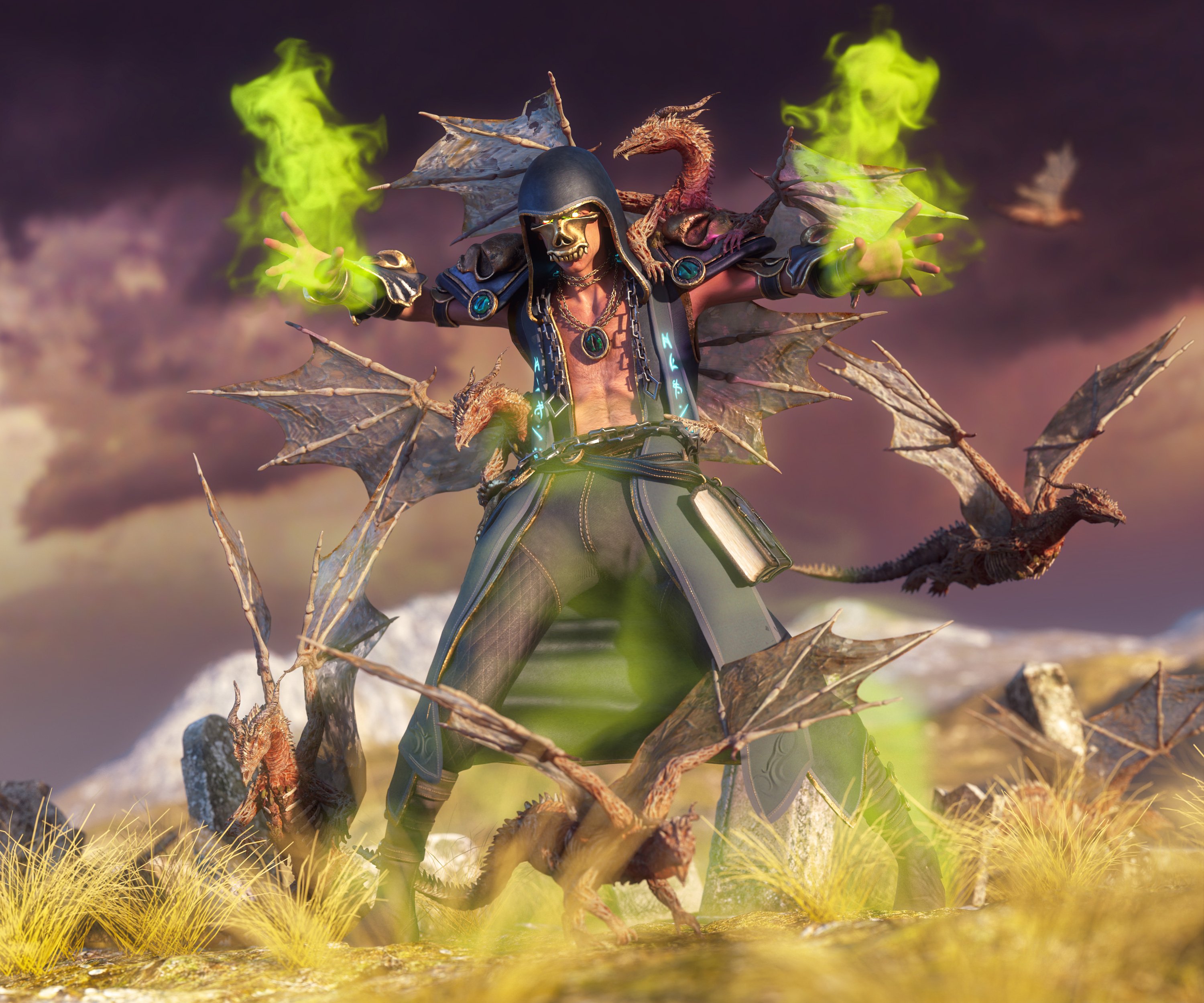 Necromancer 8.1 Necromancer 8.1 by: , 3D Models by Daz 3D
