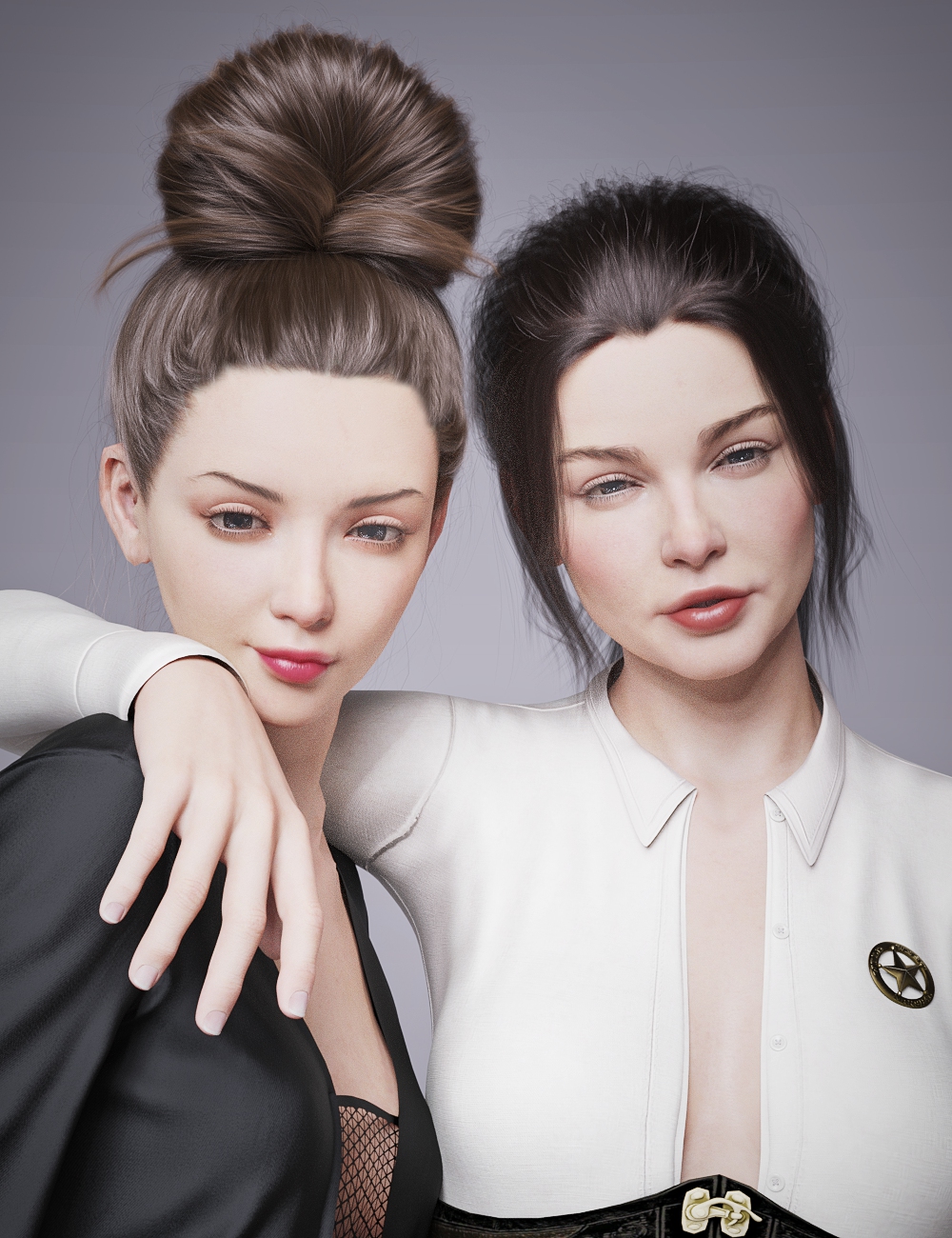 Li Sisters for Genesis 8.1 Females by: Ergou, 3D Models by Daz 3D