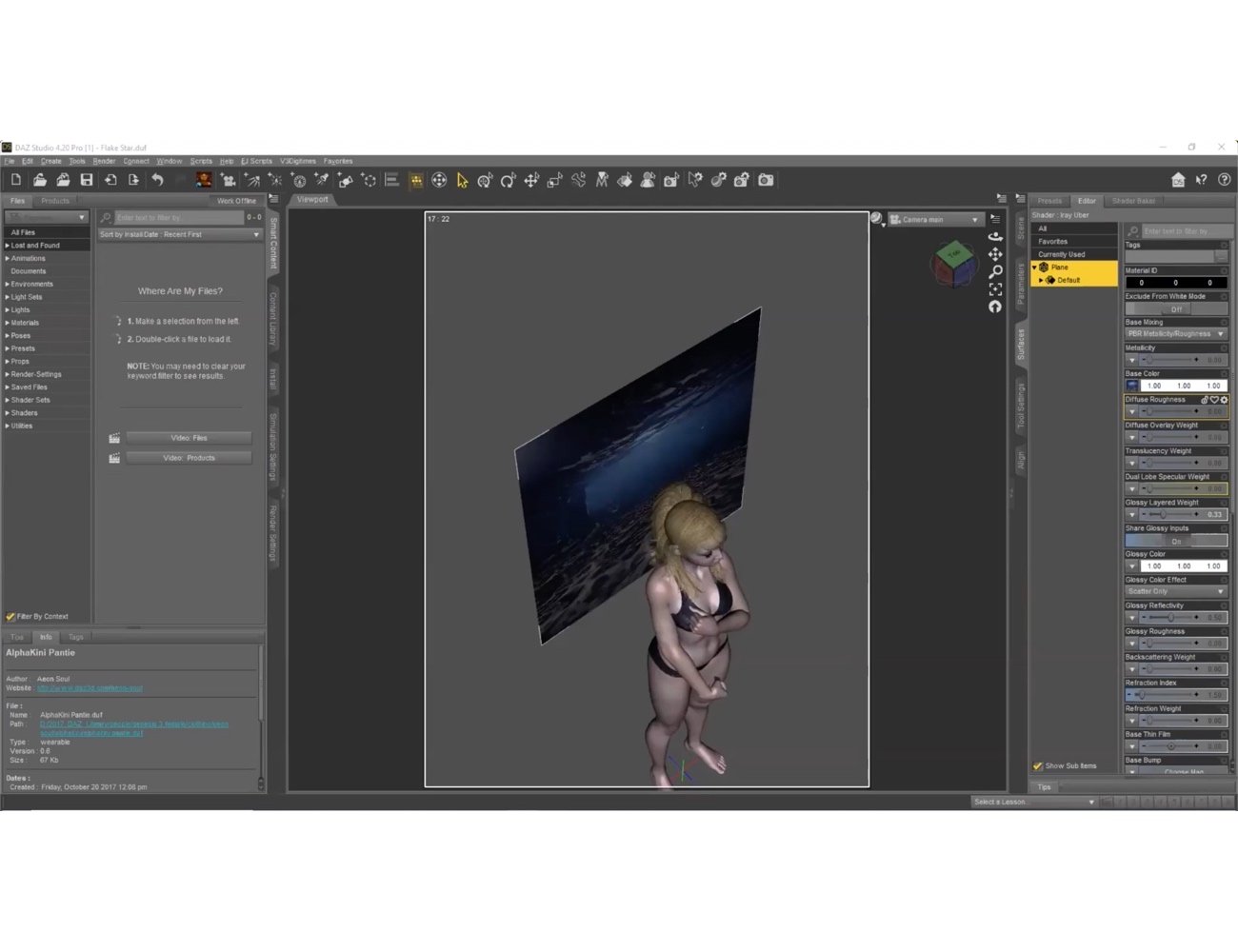 ABSTRACT: Compositing with Daz Studio by: Digital Art LiveGriffin Avid, 3D Models by Daz 3D
