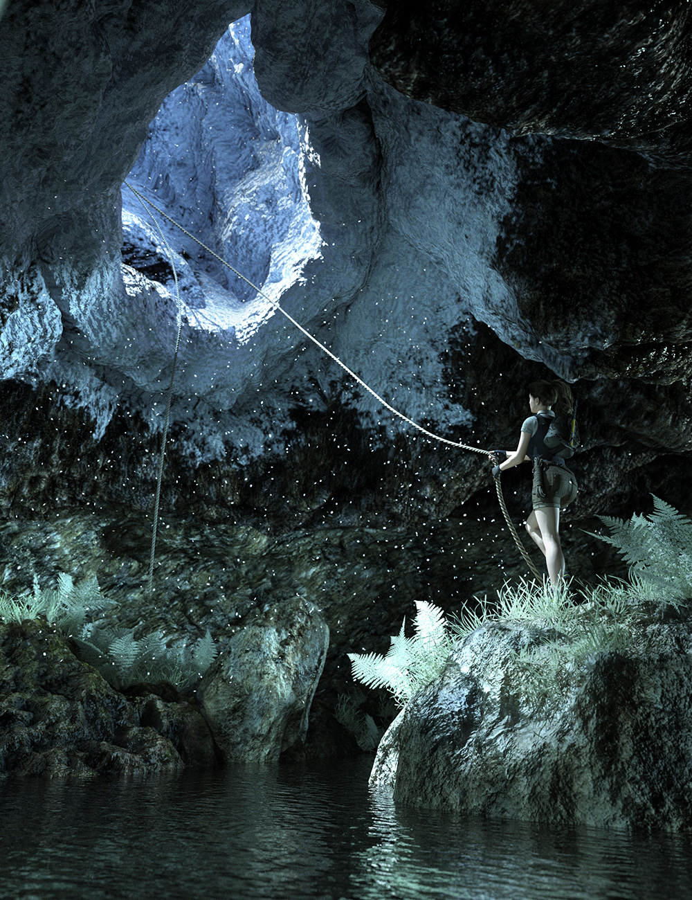 Gangrel's Cave Gangrel's Cave by: Predatron, 3D Models by Daz 3D