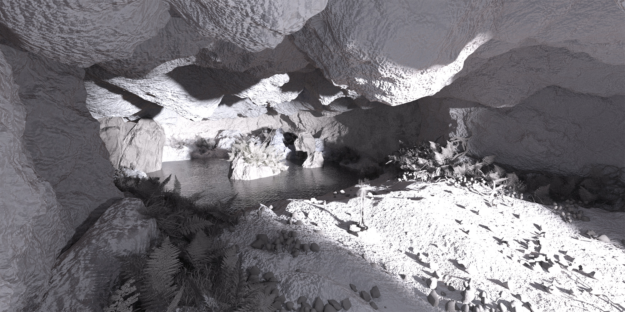 Gangrel's Cave by: Predatron, 3D Models by Daz 3D