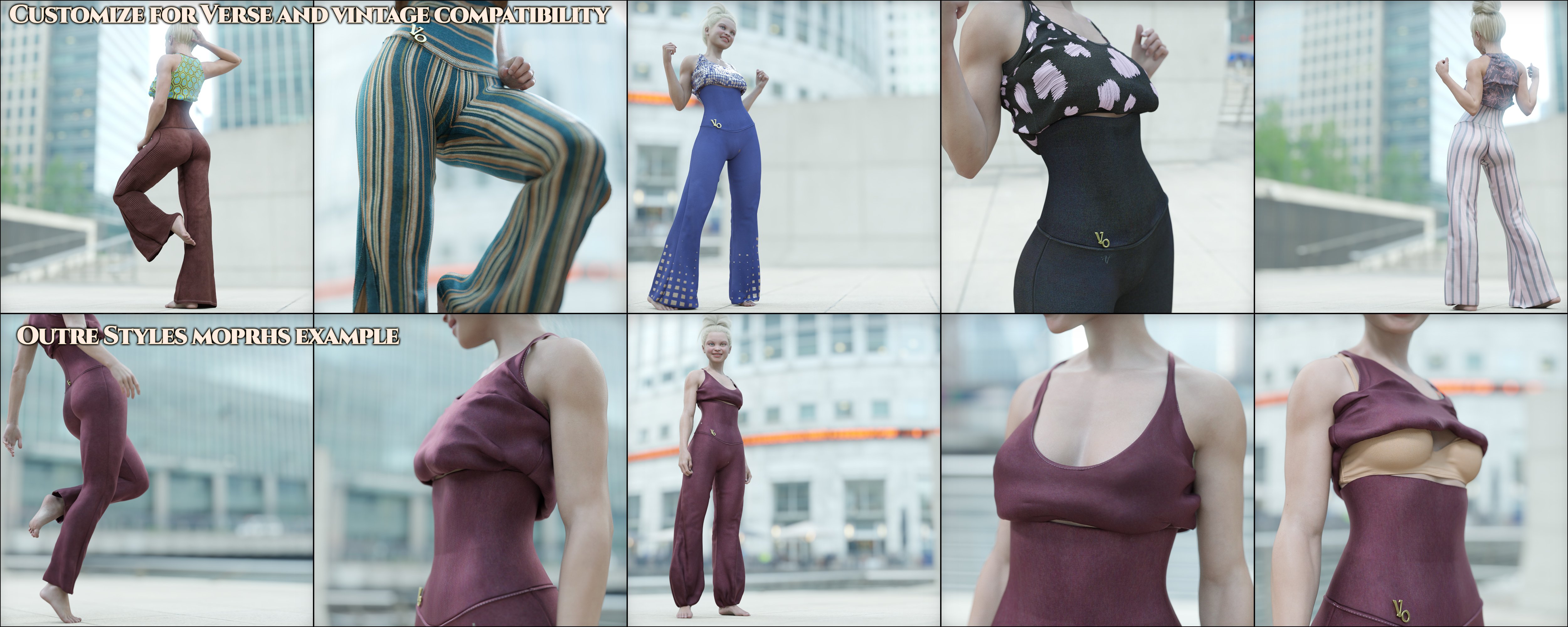 Verse Outre Outfit for Genesis 8 and 8.1 Females by: Aeon Soul, 3D Models by Daz 3D