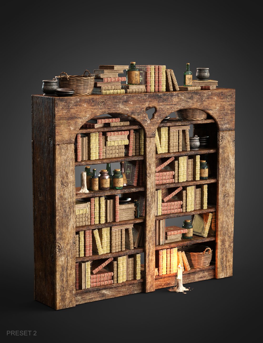 The Alchemist Workshop Props - Book Set The Alchemist Workshop Props - Book Set by: Dekogon Studios, 3D Models by Daz 3D