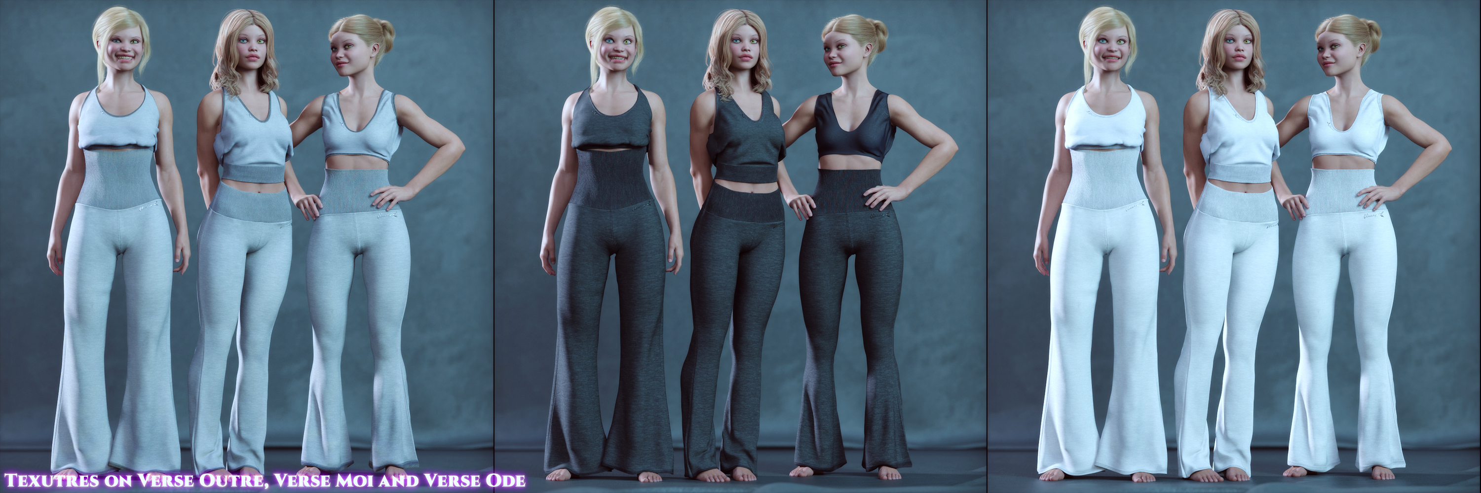 Loungewear Everyday Styles for Verse Clothing Sets Loungewear Everyday Styles for Verse Clothing Sets by: Aeon Soul, 3D Models by Daz 3D