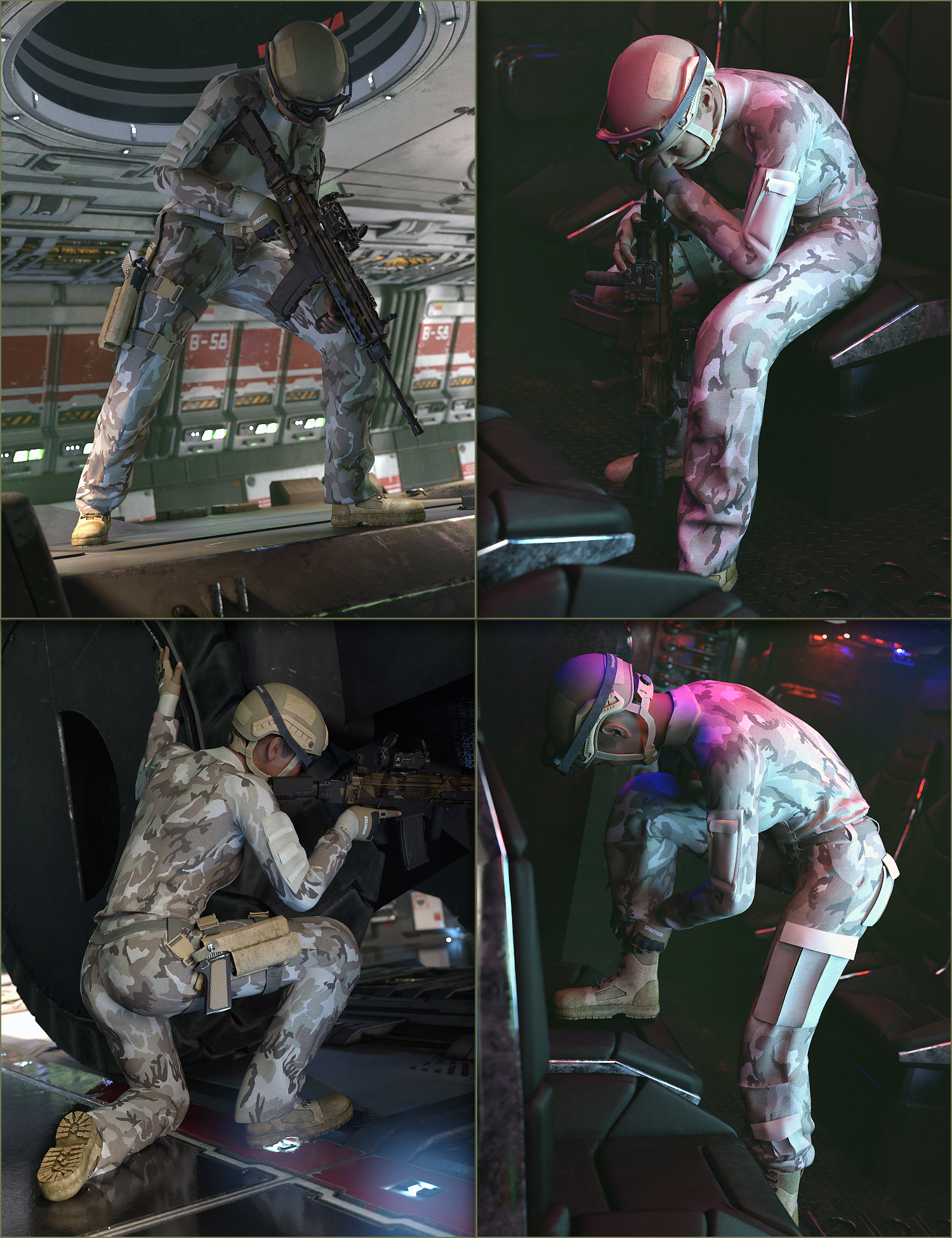 Off-World Marines Poses for Genesis 8 and Cassius HD Off-World Marines Poses for Genesis 8 and Cassius HD by: Devon, 3D Models by Daz 3D