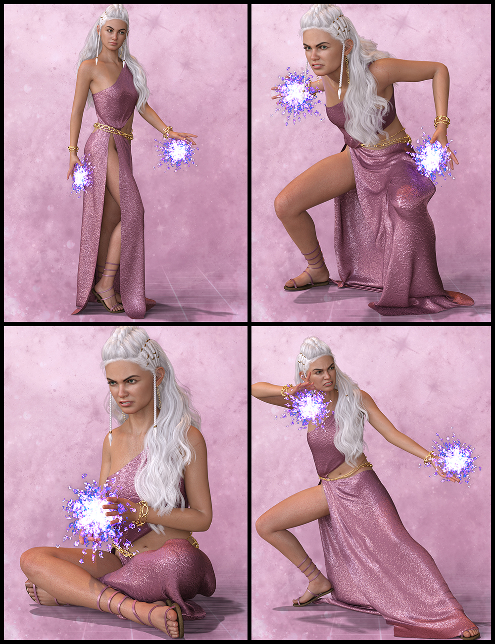 IGD Conjuring Poses for Arcadia 8.1 by: Islandgirl, 3D Models by Daz 3D