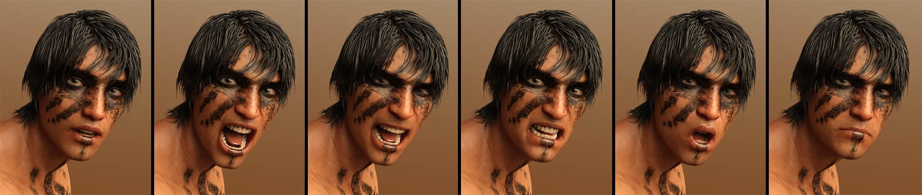 CDI Caveman Poses for Genesis 8.1 Male by: Capsces Digital Ink, 3D Models by Daz 3D