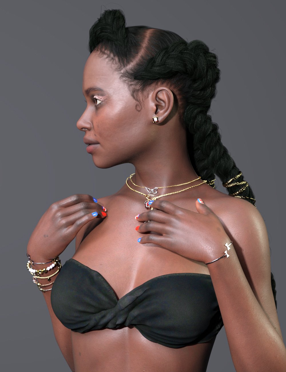 Enzokuhle HD for Genesis 8.1 Female by: iSourceTextures, 3D Models by Daz 3D
