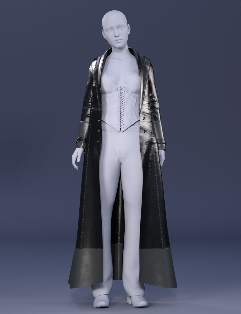 CB Willa dForce Coat for Genesis 8 and 8.1 Females by: CynderBlue, 3D Models by Daz 3D