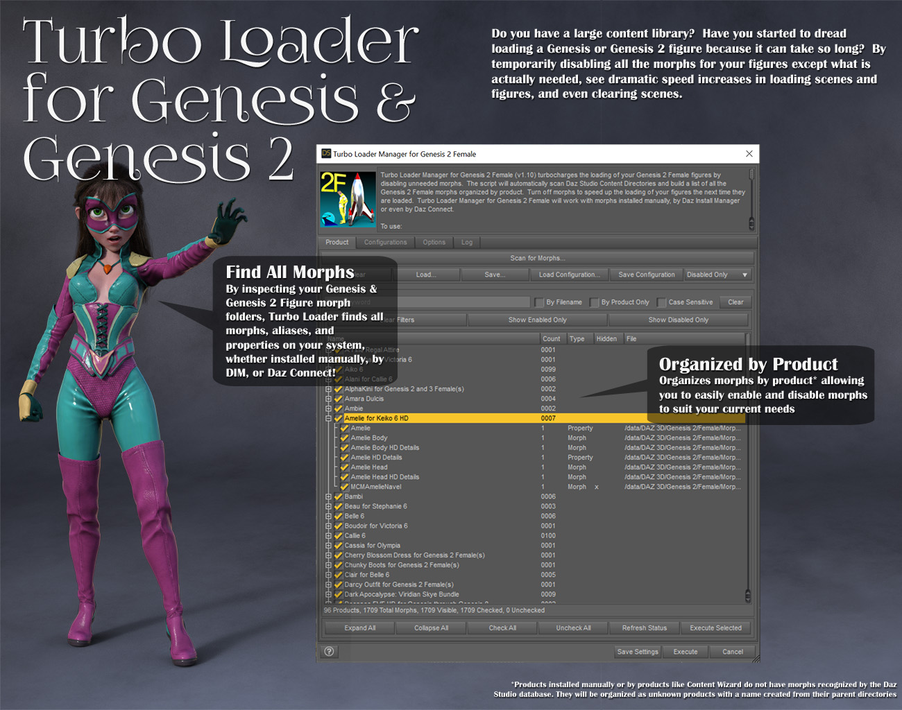 Turbo Loader for Genesis and Genesis 2 by: RiverSoft Art, 3D Models by Daz 3D