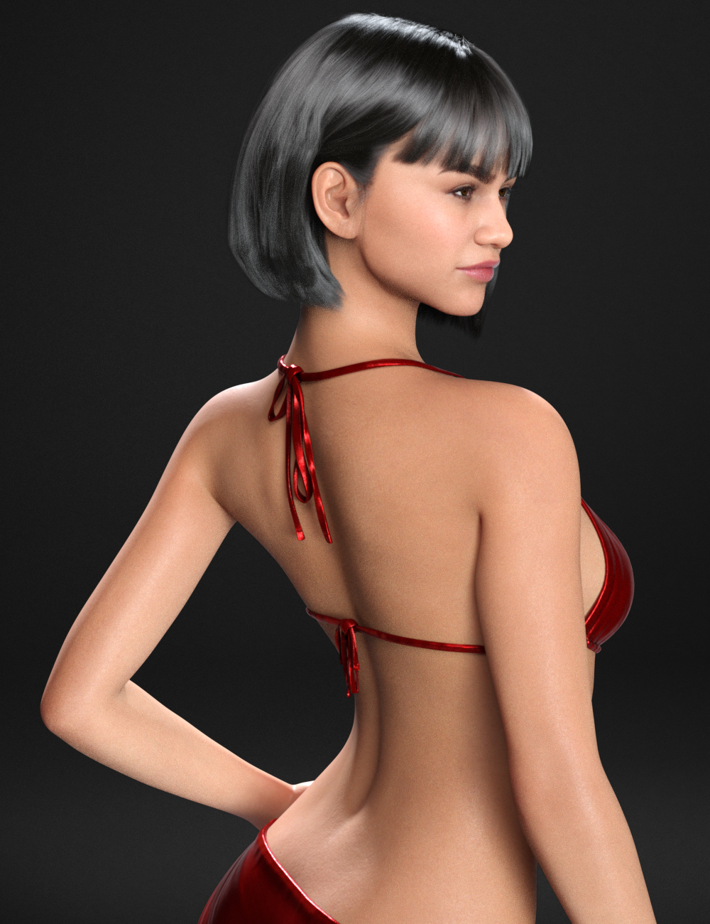 HID Michonne for Genesis 8.1 Female by: HID3D, 3D Models by Daz 3D