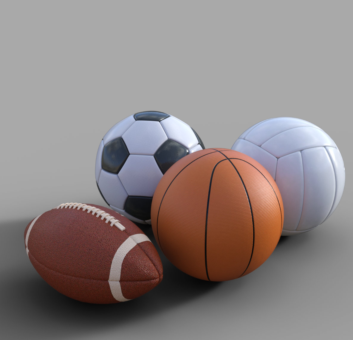 FG Sports Equipment Props by: Ironman, 3D Models by Daz 3D