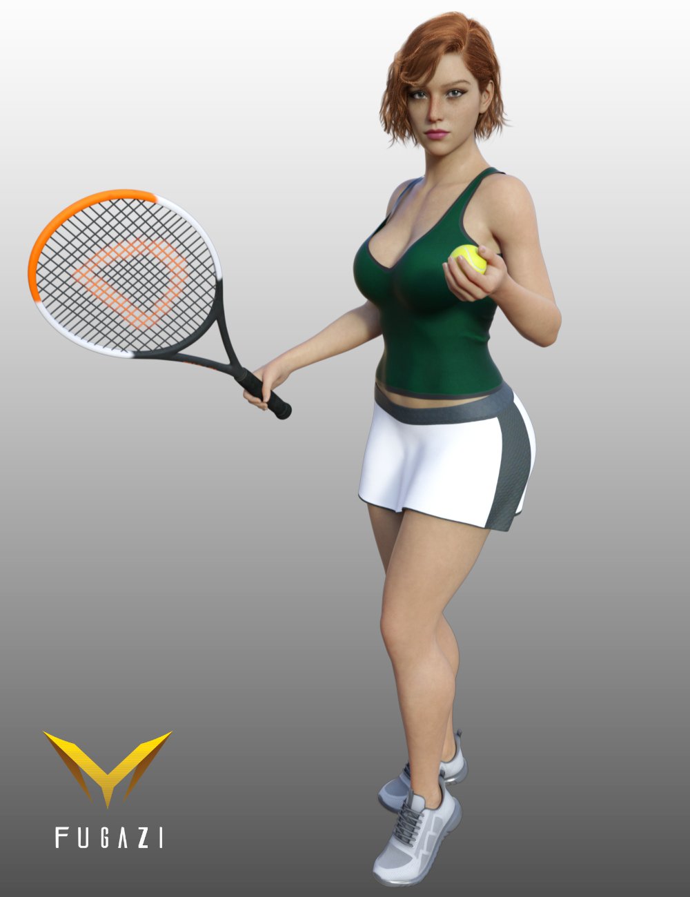FG Sports Equipment Poses by: Ironman, 3D Models by Daz 3D