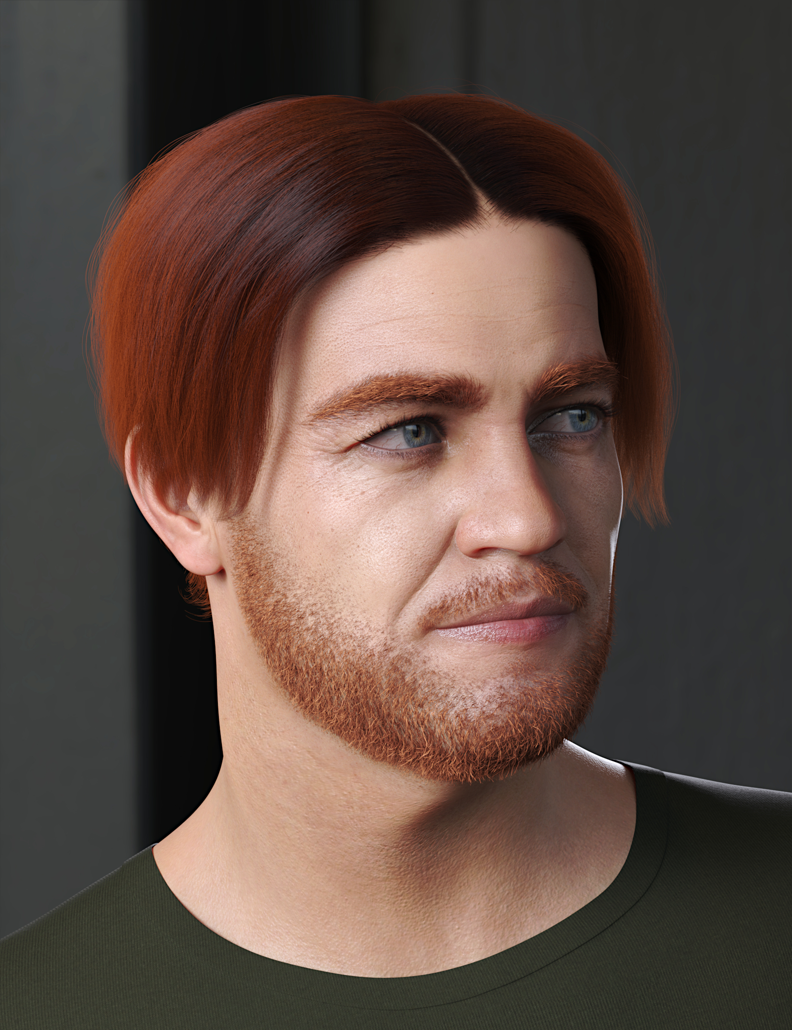 90s Boyband Hair for Genesis 8 and 8.1 Males by: Toyen, 3D Models by Daz 3D