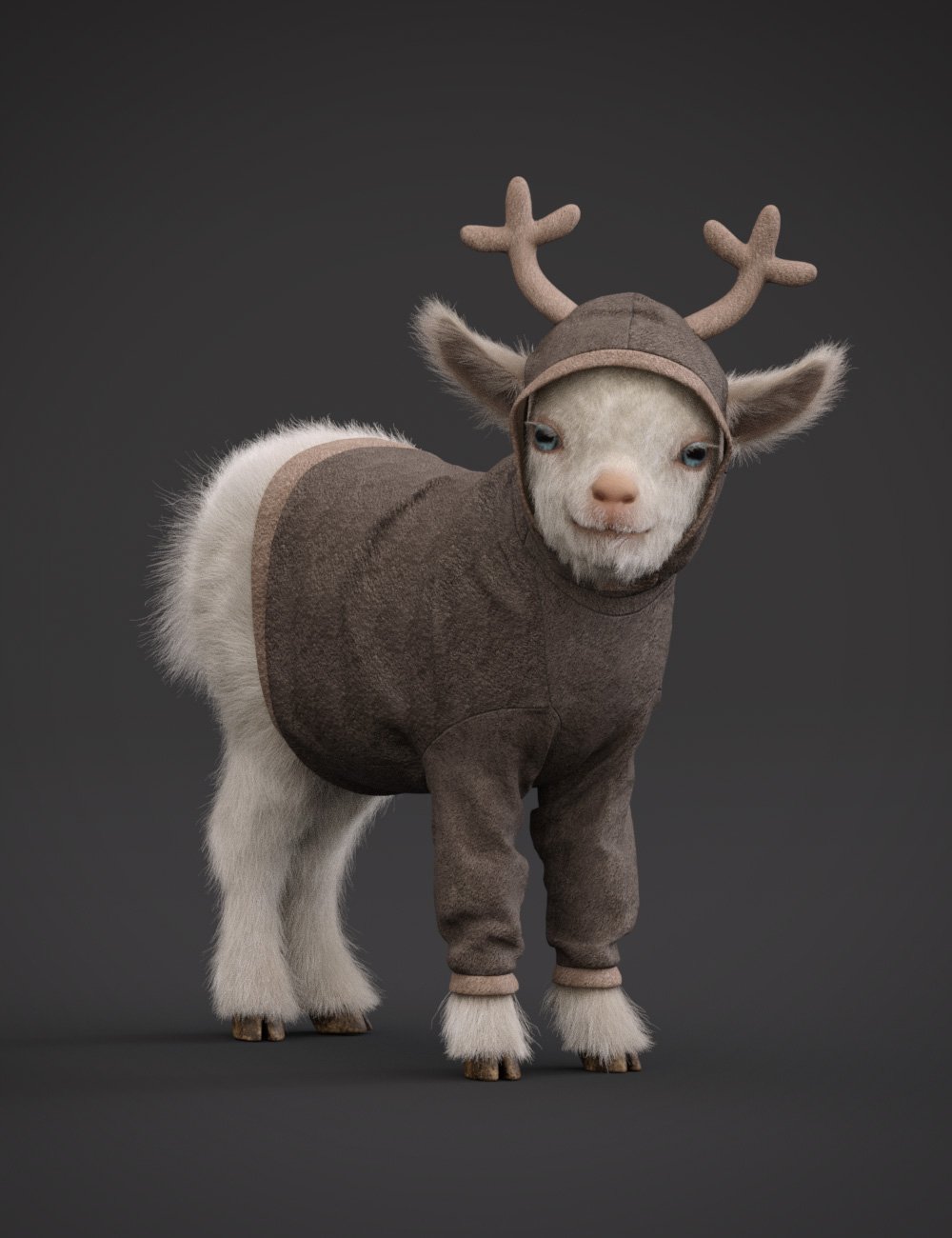 Popcorn the Goat by: Hypertaf, 3D Models by Daz 3D