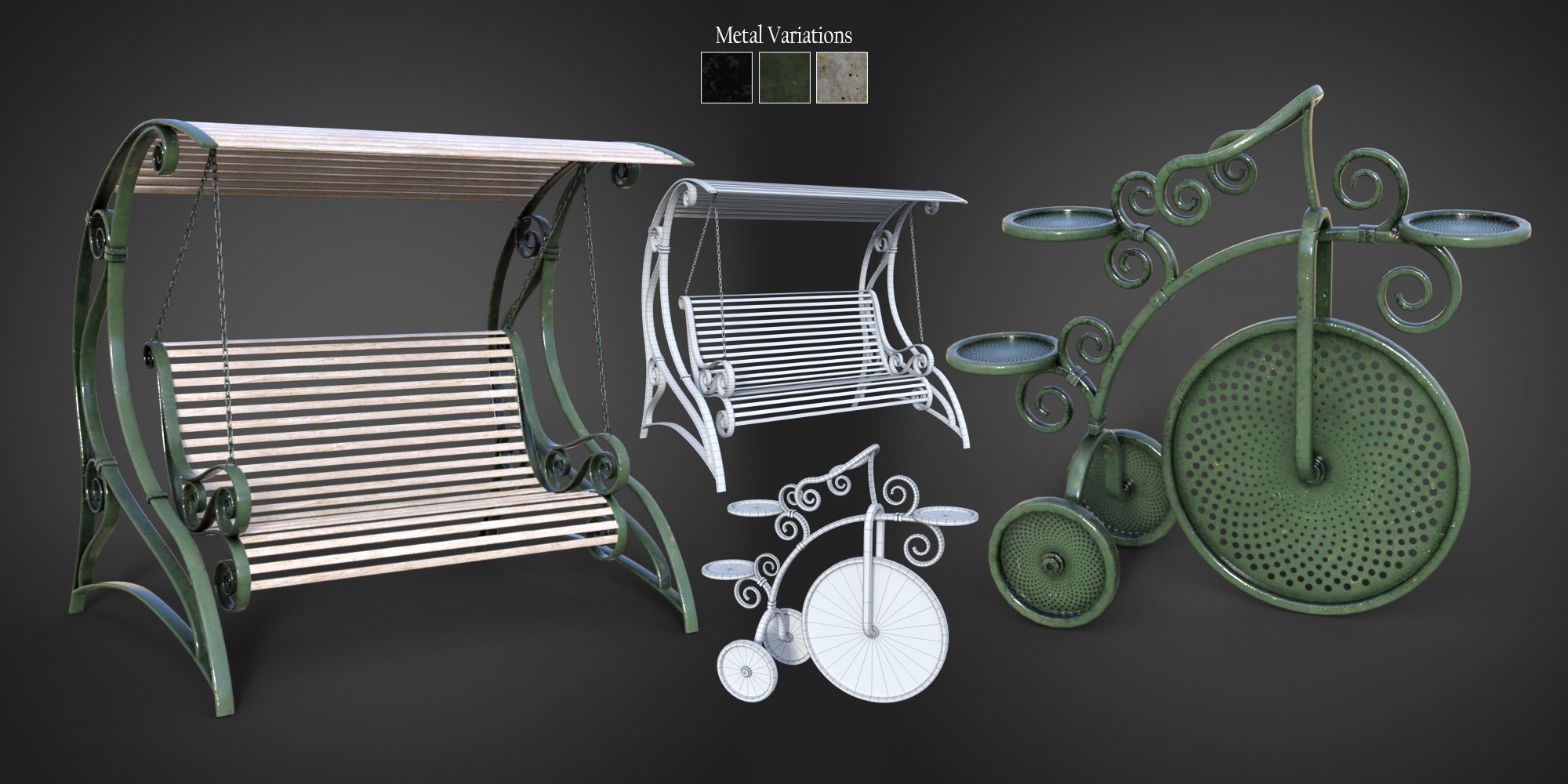 B.E.T.T.Y. Garden Furniture 02 B.E.T.T.Y. Garden Furniture 02 by: B.E.T.T.Y, 3D Models by Daz 3D