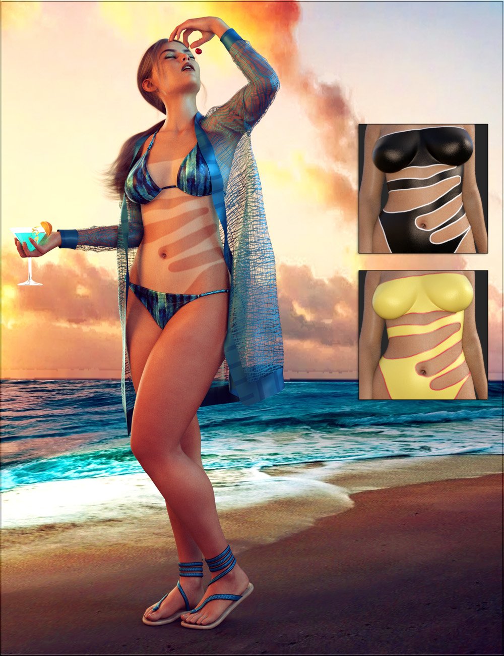 VYK Paradise for Genesis 8.1 Female VYK Paradise for Genesis 8.1 Female by: vyktohria, 3D Models by Daz 3D