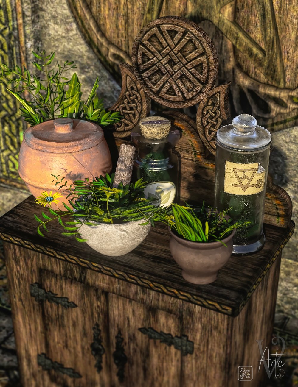 Crafting Herbs Crafting Herbs by: Feng, 3D Models by Daz 3D
