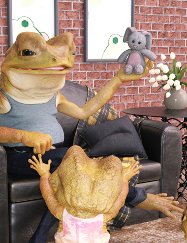Froggy Stories Poses for Storybook Frog for Genesis 8.1 Male | Daz 3D