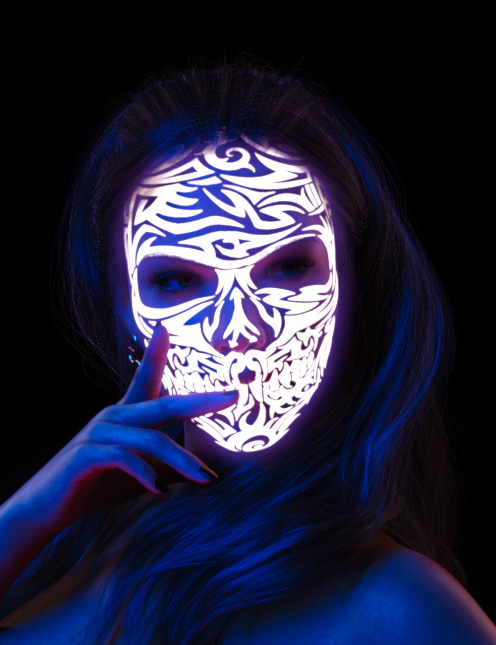 Neon Makeup for Genesis 8 and Genesis 8.1 Females Neon Makeup for Genesis 8 and Genesis 8.1 Females by: 3dLab, 3D Models by Daz 3D