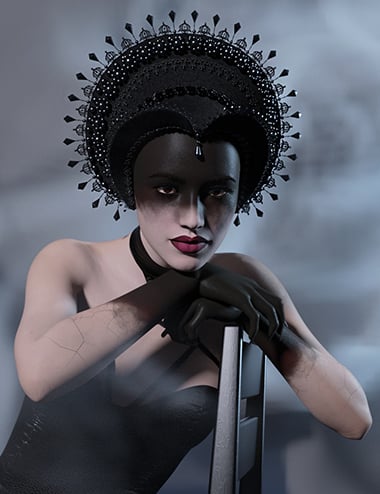 dForce Dark Wave Fantasy French Hood for Genesis 8.1 Female dForce Dark Wave Fantasy French Hood for Genesis 8.1 Female by: 3DStyle, 3D Models by Daz 3D