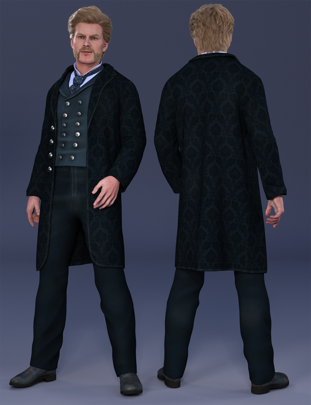 dForce Ranch Outfit for Genesis 8 Males
