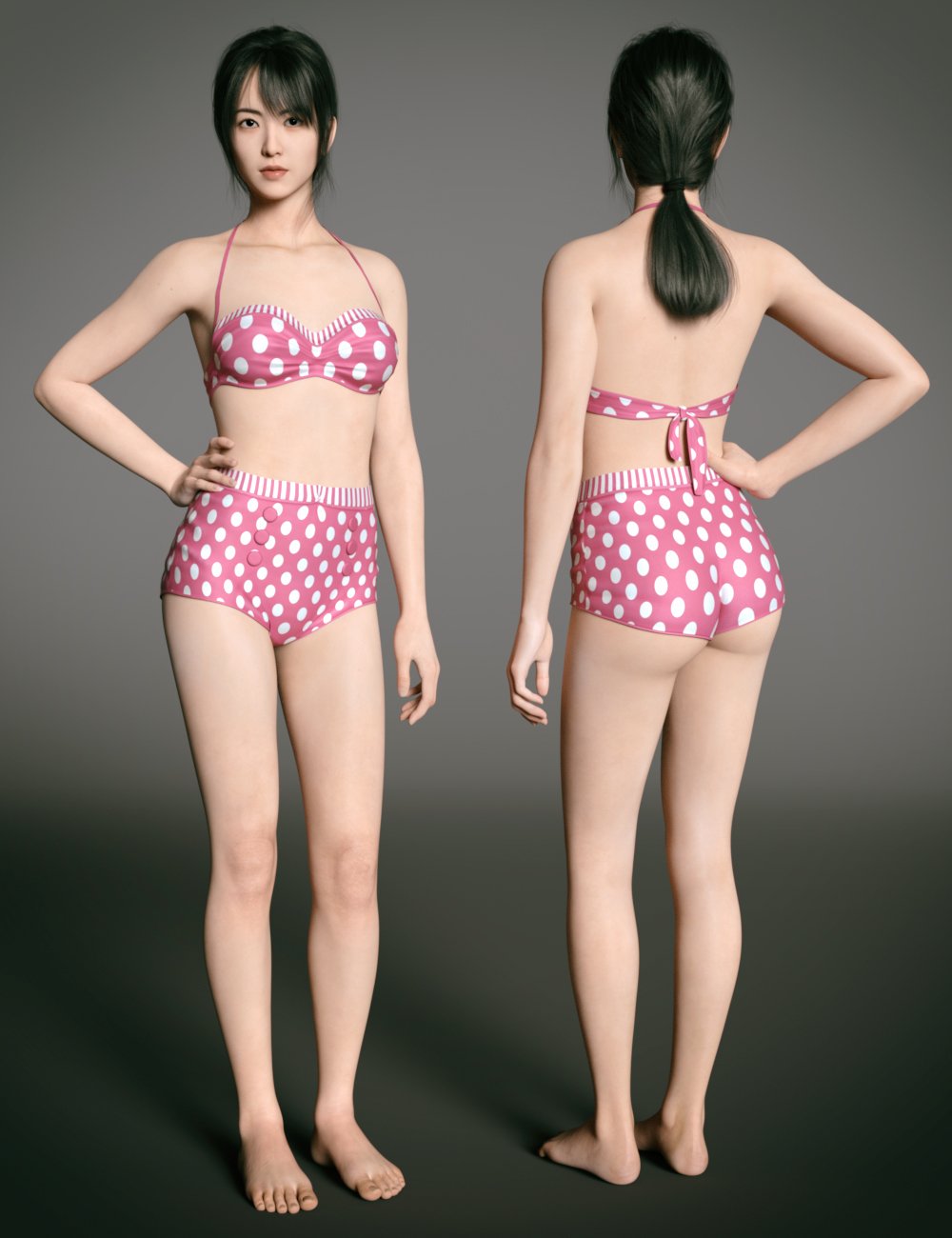 GN Lian Hua for Genesis 8.1 Female by: Goanna, 3D Models by Daz 3D