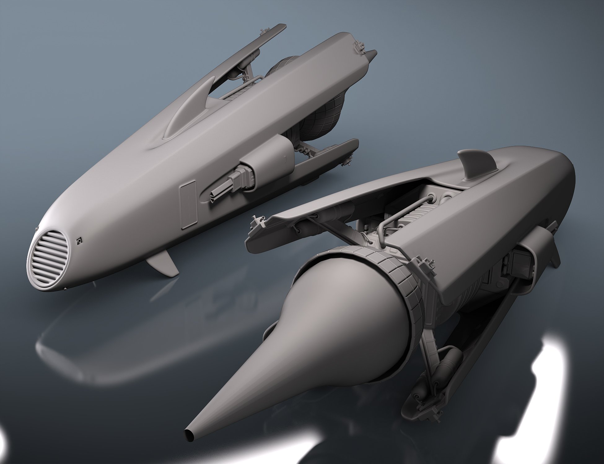 SC20 RaceShip Shark by: FToRi, 3D Models by Daz 3D