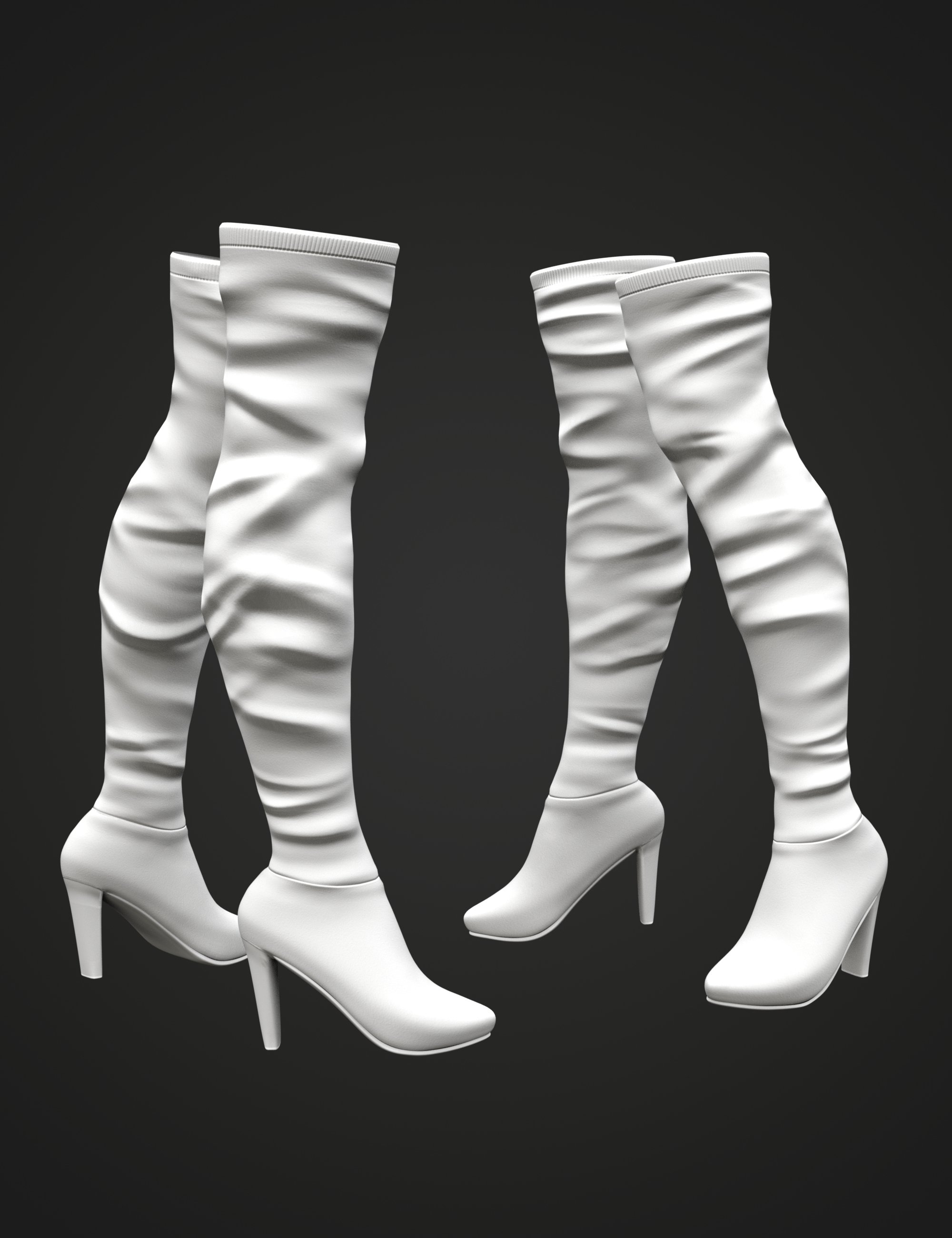 Casual Fashion V4 Boots for Genesis 8 and 8.1 Females by: fjaa3d, 3D Models by Daz 3D