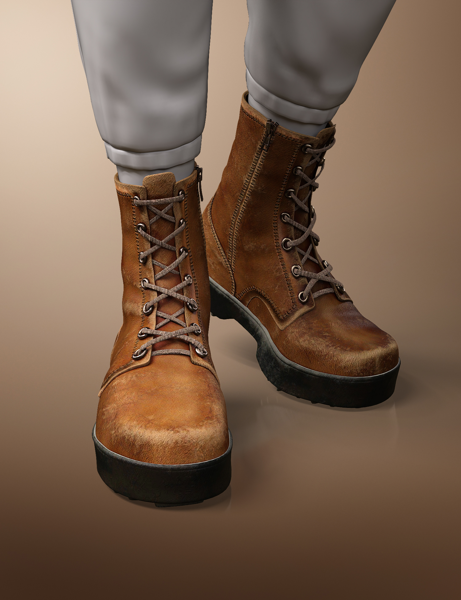 Survival Instinct Boots for Genesis 8 and 8.1 Females by: Barbara Brundon, 3D Models by Daz 3D