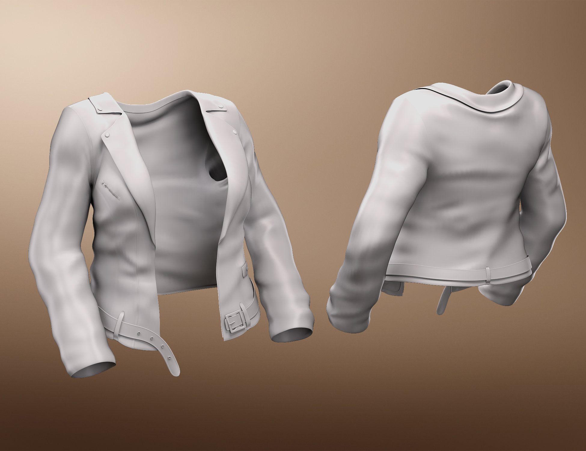 Survival Instinct Jacket for Genesis 8 and 8.1 Females by: Barbara Brundon, 3D Models by Daz 3D