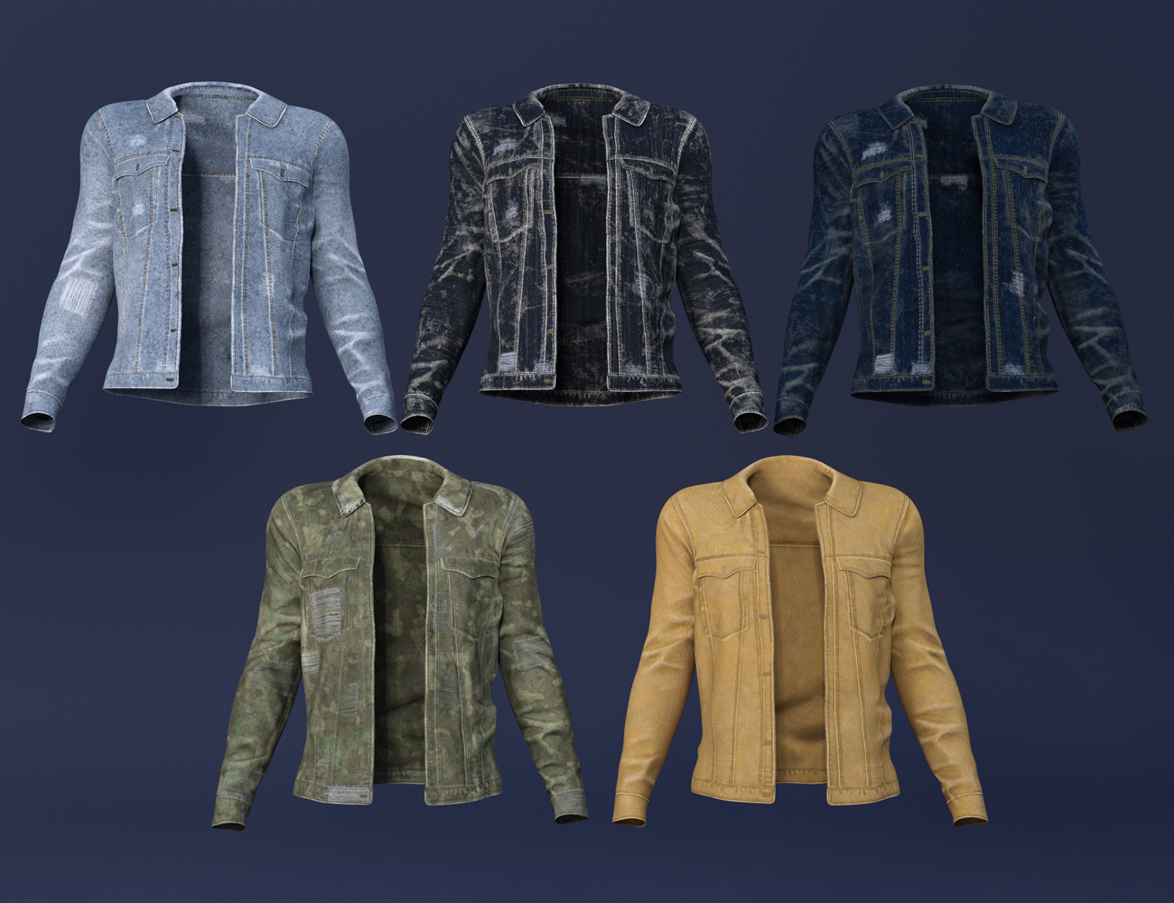 Modern Cowboy Jacket for Genesis 8 and 8.1 Males