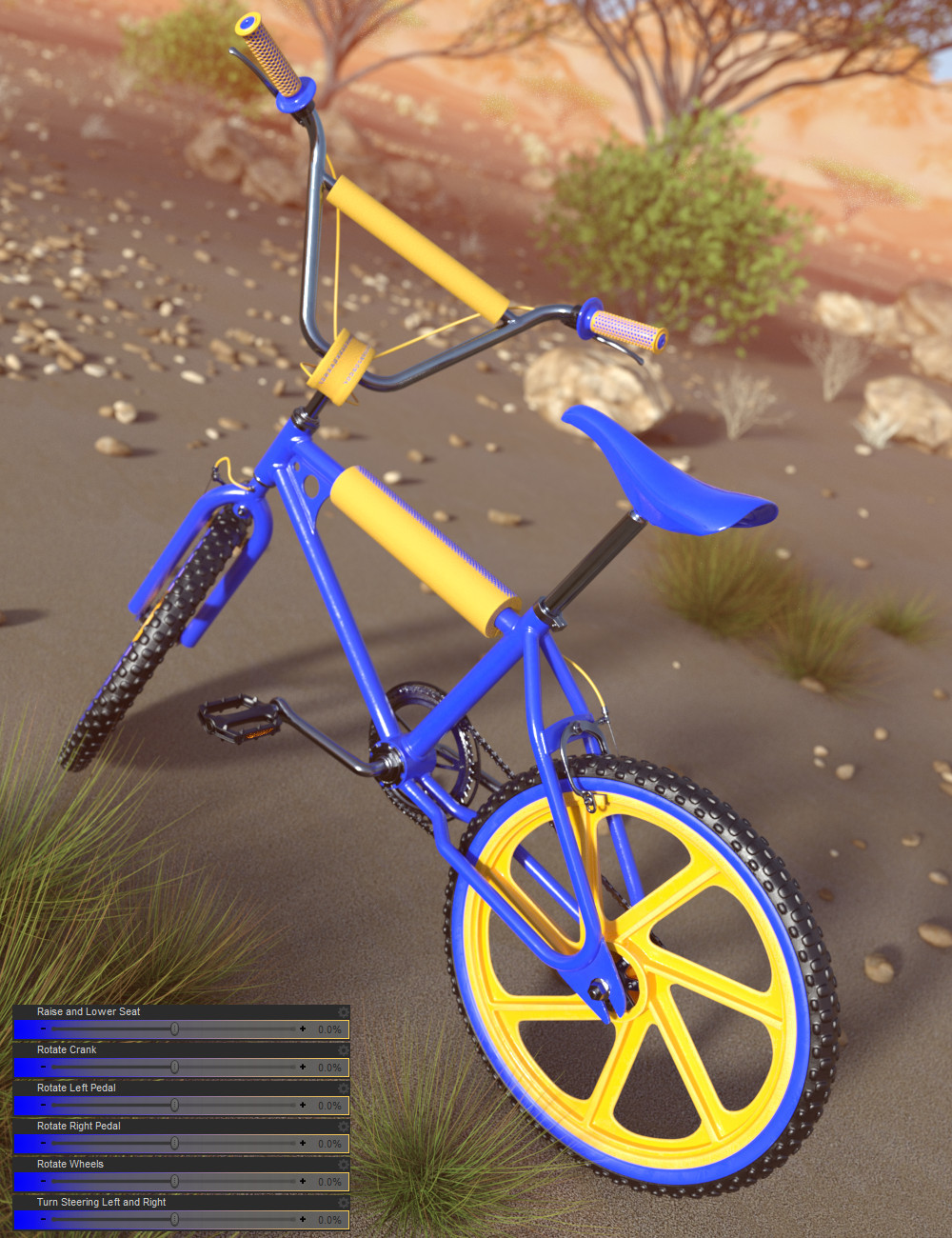 All Terrain Bike All Terrain Bike by: ForbiddenWhispersDavid Brinnen, 3D Models by Daz 3D