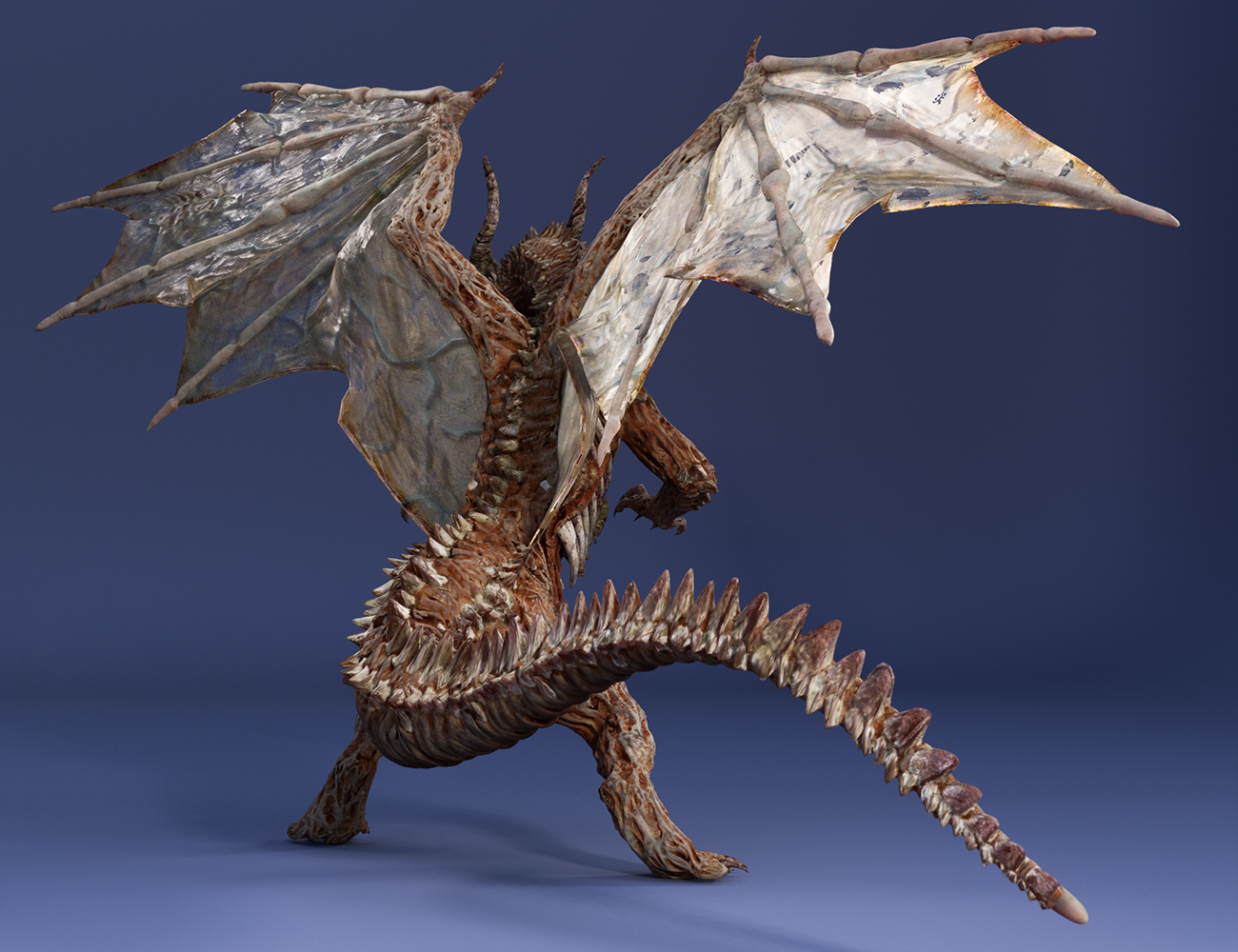 Lich Dragon Carnufex HD for Genesis 8.1 Male by: JoeQuick, 3D Models by Daz 3D