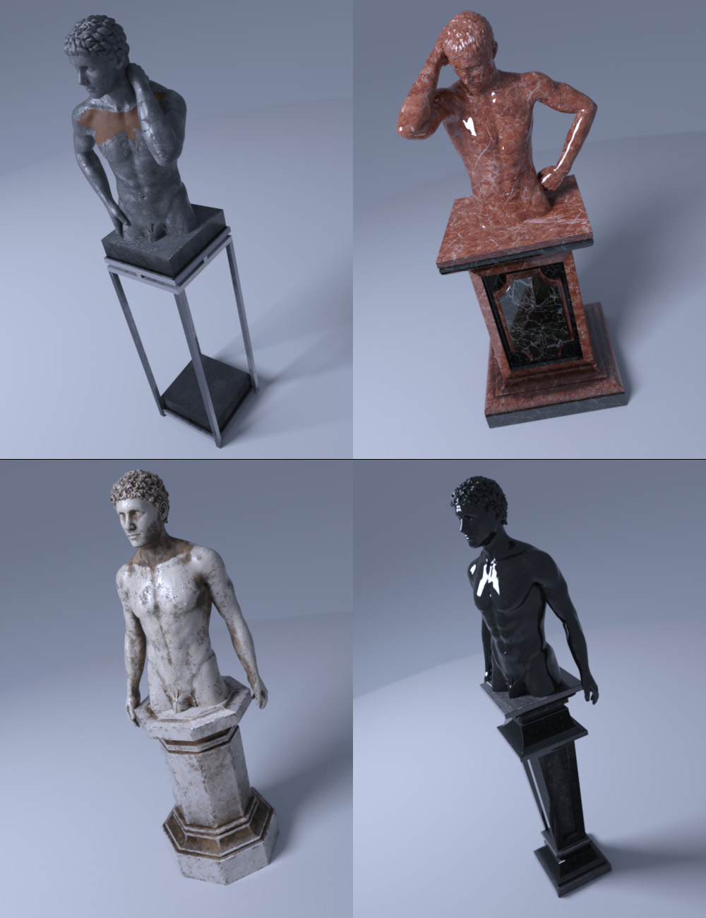 Effigy Statue Builder Presets Vol 2 Daz 3D