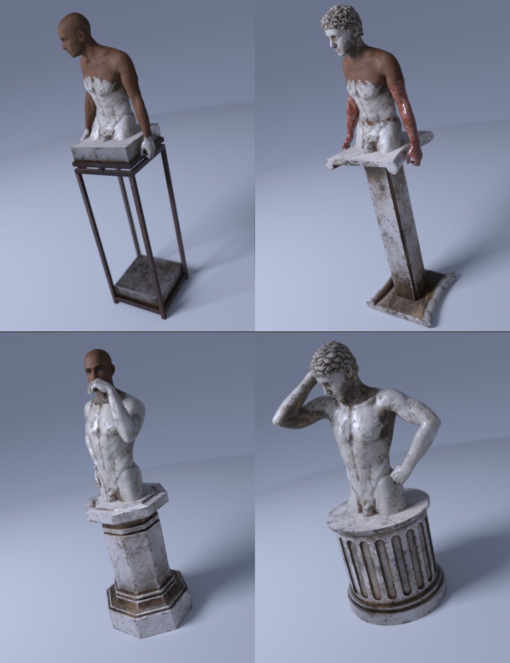 Effigy Statue Builder Presets Vol 2 Daz 3D