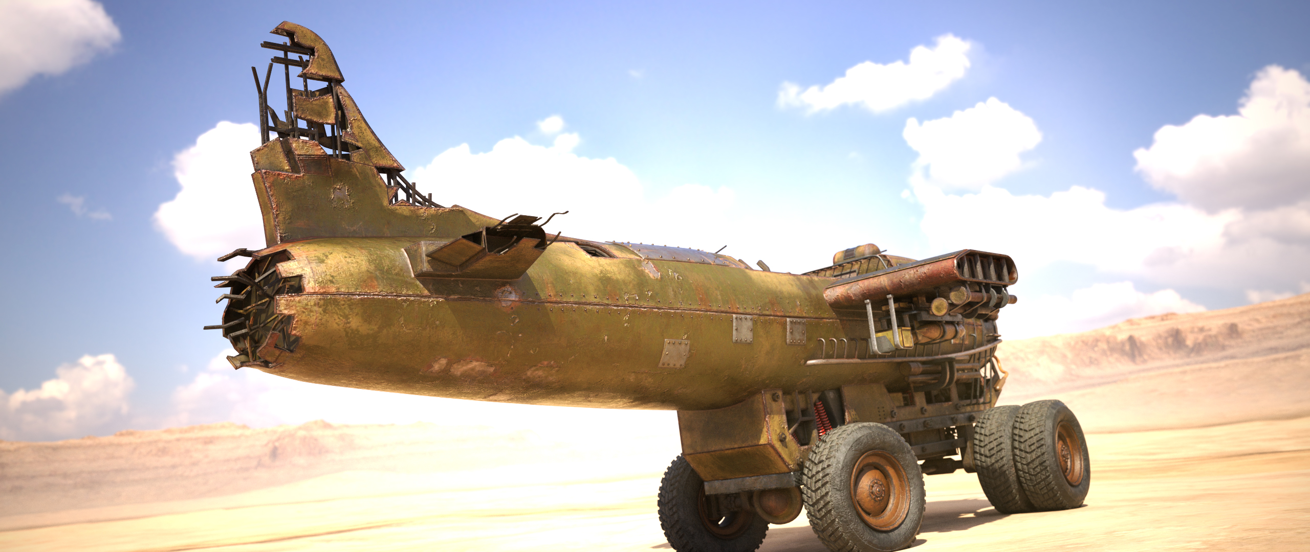 XI Post-apocalyptic Bomber Truck by: Xivon, 3D Models by Daz 3D