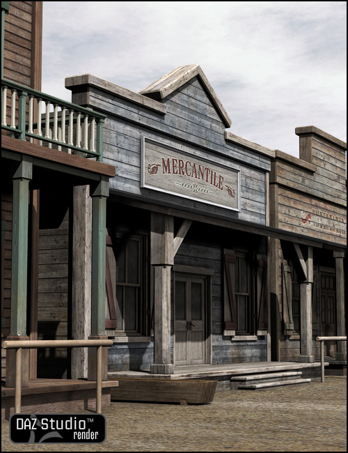 Old West Mercantile by: , 3D Models by Daz 3D