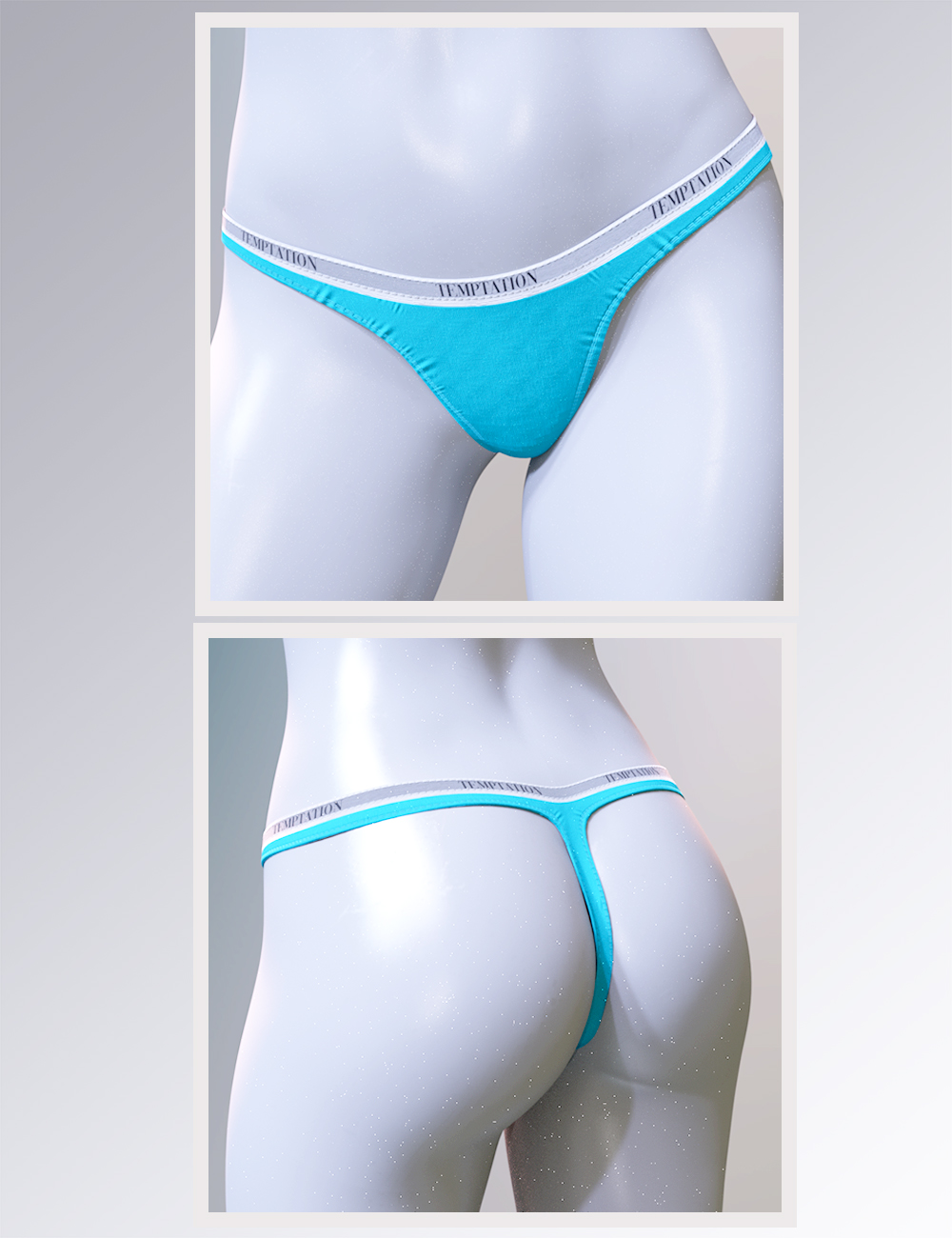 X-Fashion Lingerie Bottom 02 Set for Genesis 8 and 8.1 Females by: xtrart-3d, 3D Models by Daz 3D