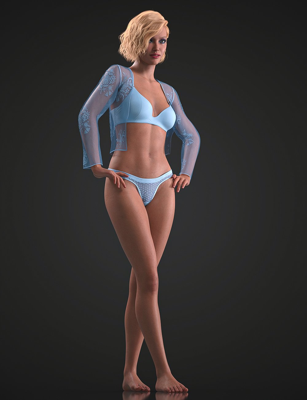X Fashion Cat Ear Lingerie Bottoms For Genesis 8 And 81 Females Daz 3d 8380