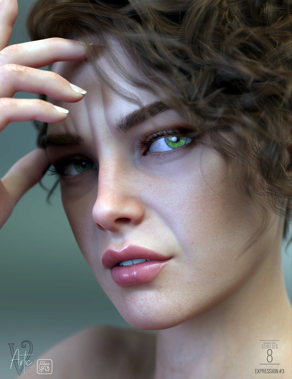 Alive HD Expressions for Genesis 8 and 8.1 Females by: Feng, 3D Models by Daz 3D